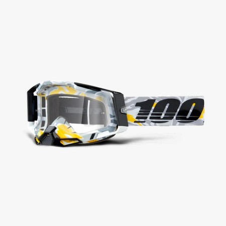 100 PROCENT WYPRZEDAŻ GOGLE RACECRAFT 2 KORB  CLEAR LENS  KOLOR BIAŁY/SZARY/CZARNY/ŻÓŁTY SZYBKA PRZEŹROCZYSTA