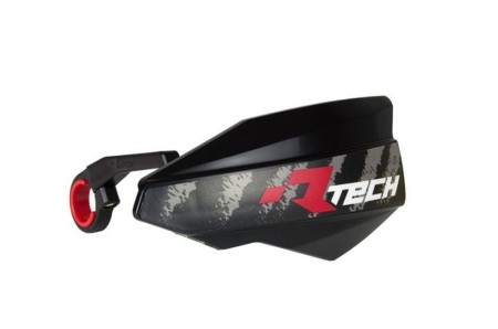 RACETECH (RTECH) OSŁONY RĄK (HANDBARY) VERTIGO BIKE ROWEROWE KOLOR CZARNY (Z MOCOWANIAMI)