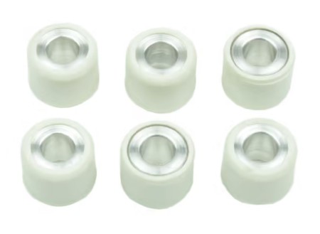 ATHENA ROLKI WARIATORA 6 SZT. 15X12 MM 5 GR. APRILIA AMICO/GULLIVER/SCARABEO/SONIC/SR 50, PIAGGIO BROVO/CIAO/GRILLO 50, YAMAHA BWS/CS/CT/CW/JOG/YH/YN/YQ/YW 50
