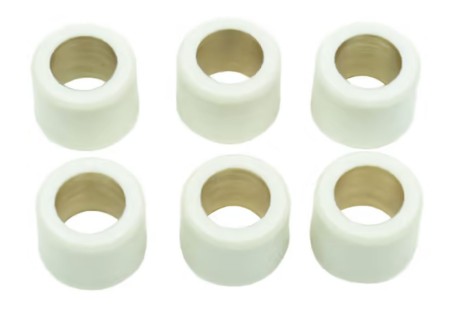 ATHENA ROLKI WARIATORA 6 SZT. 16X13 MM 5,5 GR. YAMAHA YQ/YW/YN/YM/JOG/YH/BWS 50, SUZUKI UX/UF/AY/AP/AH 50, PIAGGIO ZIP/LIBERTY 50, PEUGEOT ELYSEO/LOOXOR 50, KYMCO DJ/DINK 50
