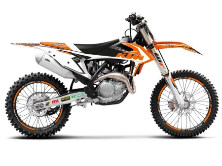 BLACKBIRD KOMPLET NAKLEJEK (OKLEIN) + POKROWIEC POSZYCIE NA SIEDZENIE KTM SX/SXF '19'22, EXC/EXCF '20'23 DREAM 4 KOLOR POMARŃCZOWY CZARNY