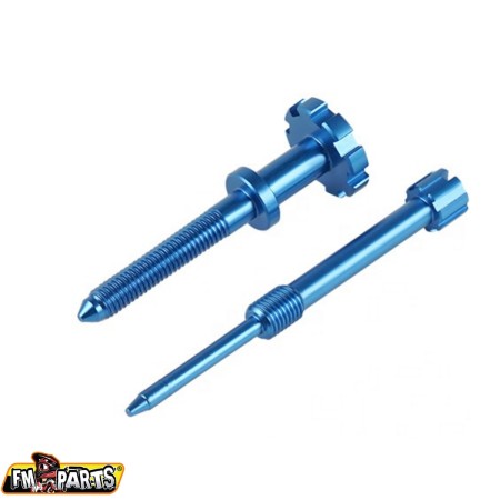 FMPARTS ŚRUBA REGULACJI SKŁADU MIESZANKI I BIEGU JAŁOWEGO DO GAŹNIKA KEIHIN (FUEL MIXTURE AND IDLE SCREW) KOLOR NIEBIESKI