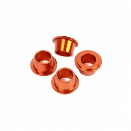 SCAR RACING RUBBER KILLERS TULEJKI MONTAŻOWE MOCOWAŃ KIEROWNICY DO PÓŁEK KTM 125 / 150 / 250 SX '16'22, 250 / 350 / 450 SXF '16'22, 690 ENDURO R '19'25, 690 SMCR '19'25KOLOR POMARAŃCZOWY
