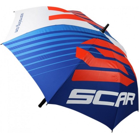 Obrazek dla: SCAR RACING PARASOLKA ROZMIAR 130CM KOLOR NIEBIESKI/BIAŁY/CZERWONY