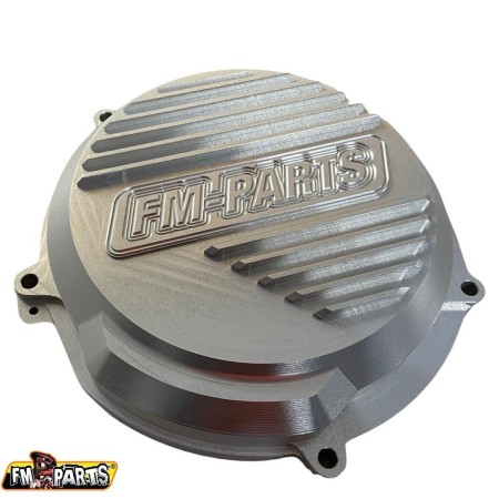 FMPARTS POKRYWA SPRZEGŁA (DEKIEL) WZMACNIANA CNC 6082 ALUMINIUM BETA RR 250/300 '20'23; XTRAINER 250/300 '20'23 KOLOR SREBRNY