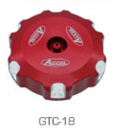 ACCEL KOREK WLEWU PALIWA HONDA CRF 450R '21'23, CRF 250R '22'23 KOLOR CZERWONY