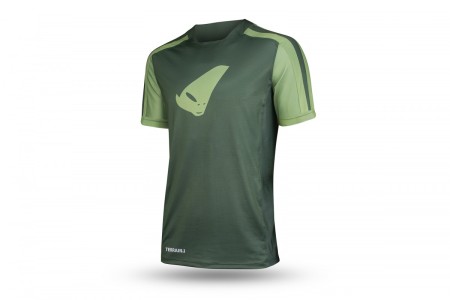 UFO KOSZULKA ROWEROWA MTB / EBIKE TERRAIN SV1 JERSEY MADE IN ITALY (KRÓTKI RĘKAW) KOLOR ZIELONY ROZMIAR M  KOLEKCJA 2024