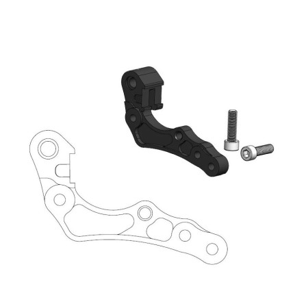 MOTOMASTER ADAPTER DO TARCZY HAMULCOWEJ PRZÓD 260MM KTM, HUSABERG, HUSQVARNA, GASGAS (PATRZ OPIS TOWARU) KOLOR CZARNY