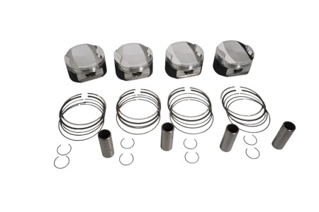WOSSNER KOMPLET TŁOKÓW (SKUTER WODNY) KAWASAKI ULTRA LX '07'19, STX 15F '04'19, STX 1500 '09'10, SXR '17'18 (STD. +0,01MM) (82,94MM) (HC 14,50:1) NA ZAMÓWIENIE