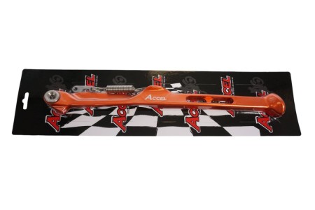 ACCEL STOPKA BOCZNA KTM XC 125 / 250 / 300 / 350 / 450 '23, HUSQVARNA FX 350 / 450 '23, TX 300 '23, (OEM:A46003023044) KOLOR POMARAŃCZOWY