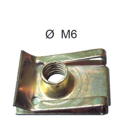 OXA FACTORY NAKRĘTKA ZATRZASKOWA (WSUWKA Z GWINTEM M6) M6 DO MOCOWANIA WYDECHU (0040916E0706)