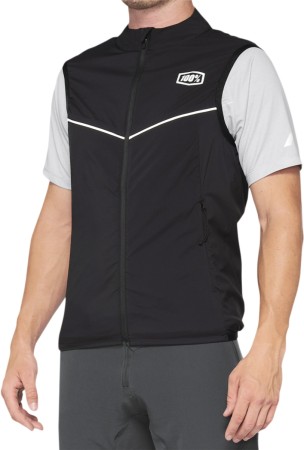 100 PROCENT STRETCH VEST BLACK  KAMIZELKA CORRIDOR KOLOR CZARNY ROZMIAR M