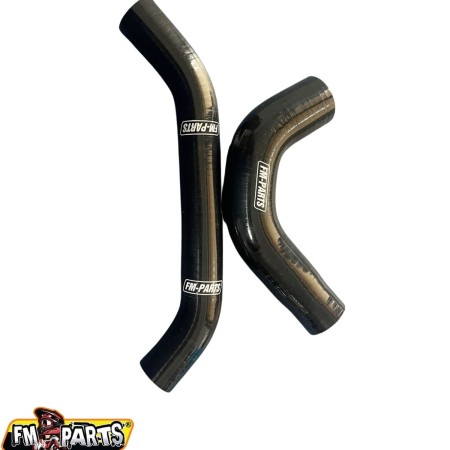 FMPARTS SILIKONOWE WĘŻE/PRZEWODY CHŁODNICY KTM EXC 250/300 TPI '24; HUSQVARNA TE/TEI 250/300 TPI '24; GASGAS EC 250/300 TPI '24 KOLOR CZARNY