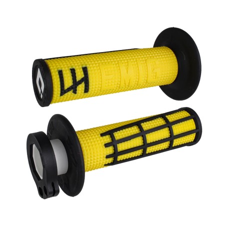 ODI MANETKI OFF ROAD EMIG 2.0 V2 LOCKON GRIP KOLOR ŻÓŁTY CZARNY