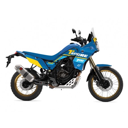 BLACKBIRD KOMPLET NAKLEJEK (OKLEIN) + POKROWIEC POSZYCIE NA SIEDZENIE YAMAHA XTZ 700 TENERE '20'23 (T7) KOLOR NIEBIESKI CZARNY