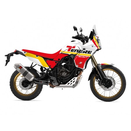 BLACKBIRD KOMPLET NAKLEJEK (OKLEIN) + POKROWIEC POSZYCIE NA SIEDZENIE YAMAHA XTZ 700 TENERE '20'23 (T7) KOLOR CZERWONY CZARNY
