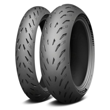 Obrazek dla: MICHELIN KOMPLET OPON (CAI064441/24) 120/70ZR17 POWER 5 (58W) TL M/C PRZÓD DOT 2024 + (CAI307640/22) 190/50ZR17 POWER 5 (73W) TL M/C TYŁ DOT 2022 + KUBEK I HOLDER