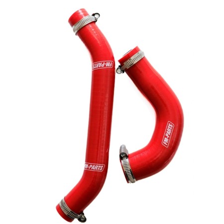 FMPARTS SILIKONOWE WĘŻE/PRZEWODY CHŁODNICY KTM EXC 250/300 TPI '24; HUSQVARNA TE/TEI 250/300 TPI '24; GASGAS EC 250/300 TPI '24 KOLOR CZERWONY