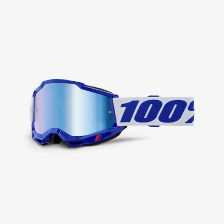 100 PROCENT GOGLE ACCURI 2 BLUE  MIRROR BLUE LENS  KOLOR NIEBIESKI/BIAŁY SZYBKA NIEBIESKIE LUSTRO