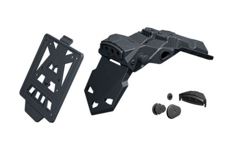 RACETECH (RTECH) 2024/07 BŁOTNIK TYLNEGO KOŁA (Z CHLAPACZEM) REGULOWANY POD KĄTEM 30 ST. LUB 60 ST. T7 REVOLUTION YAMAHA TENERE 700 '19'24 KOLOR CZARNY
