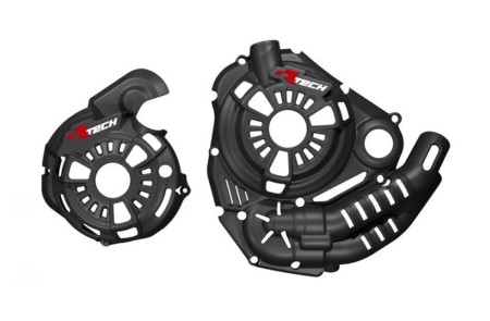RACETECH (RTECH) 2024/07 BOCZNE OSŁONY SILNIKA Z TECHNOPOLIMERU KOMPLET T7 REVOLUTION YAMAHA TENERE 700 '19'24 KOLOR BLACK