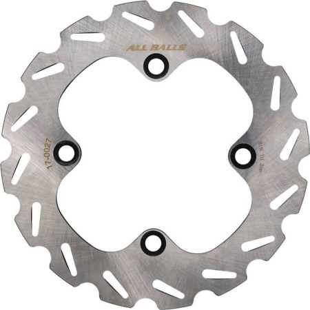ALL BALLS 2024/09 TARCZA HAMULCOWA TYŁ YAMAHA YFM 550 GRIZZLY '09'15, YFM 700 GRIZZLY '07'23 (205X98X4,0MM) (4X10,5MM)