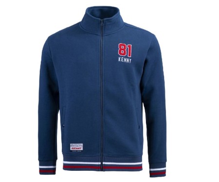 KENNY RACING BLUZA MODEL ACADEMY CARDIGAN KOLOR NIEBIESKI ROZMIAR XL