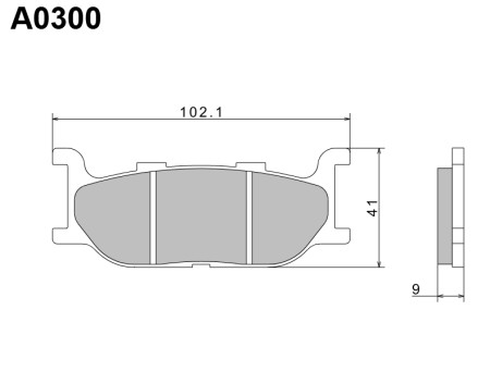 NISSIN 2024/10 KLOCKI HAMULCOWE KH179 PREMIUM SEMIMETALLIC (SPIEK METALICZNY) (ECE R90) (MADE IN JAPAN) (2P233NS)