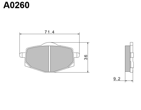 NISSIN 2024/10 KLOCKI HAMULCOWE KH101 PREMIUM SEMIMETALLIC (SPIEK METALICZNY) (ECE R90) (MADE IN JAPAN) (2P229NS)
