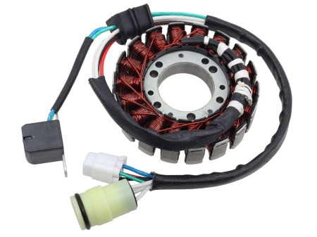 BRONCO 2024/10 UZWOJENIE ALTERNATORA STATOR YAMAHA YFM 250 BEAR TRECKER '01'04, YFM 250 BRUIN '05'06, YFM 250 BIG BEAR '07'09, YFM 660 R RAPTOR '01'05 (OEM: 1P0H141000; 4XE8141000; 5LP8141000; 5LP8141001; 5LP8141002)