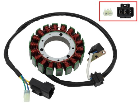BRONCO 2024/10 UZWOJENIE ALTERNATORA STATOR CF MOTO CFORCE 500 '07'16, CFORCE 600 '10'14, UFORCE 500 (GAŹNIK) '08'10, UFORCE 600 '11'15, ZFORCE 600 '12'15 (OEM: 0180032000, 01800320000001) (54X114,5X28MM) (AC01498)