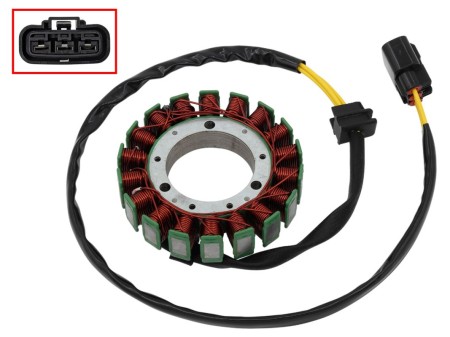 BRONCO 2024/10 UZWOJENIE ALTERNATORA STATOR CF MOTO CFORCE 800 X8 '13'15, UFORCE 800 '13'15 (OEM: 0800032000) (AC01499)