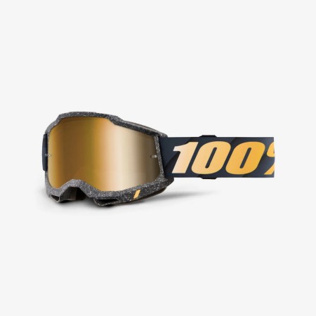 100 PROCENT GOGLE ACCURI 2 CALLISTO  MIRROR BLUE LENS  KOLOR CZARNY/BIAŁY/NIEBIESKI SZYBKA NIEBIESKIE LUSTRO