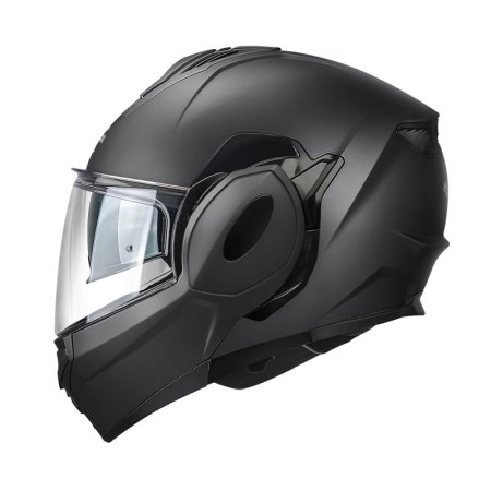 KAPPA 2024/12 KASK KV55 SOLID SZCZĘKOWY MODUŁOWY (FLIPBACK) Z BLENDĄ KOLOR CZARNY MATT ROZMIAR 58 / M (HOMOLOGACJA ECE 22R06)