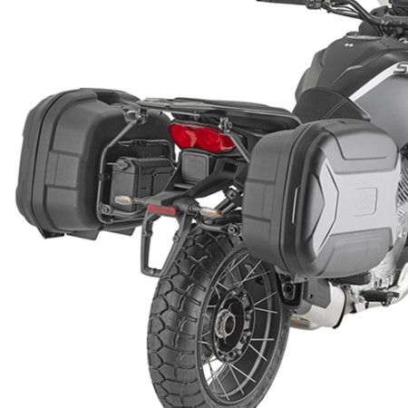 KAPPA 2025/04 STELAŻ KUFRÓW BOCZNYCH MONOKEY MOTO GUZZI STELVIO 1000 '24,  RÓWNIEŻ POD KUFRY MONOKEY RETROFIT KVENTURE ALU ORAZ K'MISSION ALU