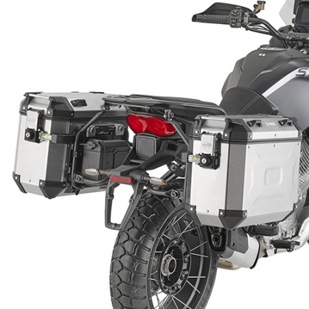 KAPPA 2025/04 STELAŻ KUFRÓW BOCZNYCH MONOKEY CAM SIDE MOTO GUZZI STELVIO 1000 '24, POD KUFRY KFR K'FORCE ALU