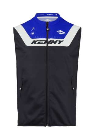 KENNY RACING KAMIZELKA KOLOR CZARNY/NIEBIESKI/BIAŁY ROZMIAR S