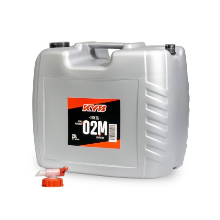 KYB (KAYABA) OLEJ DO TELESKOPÓW / AMORTYZATORÓW / ZAWIESZENIA KYB 02M OIL  FORK FRONT, KHL1511, SAE 5W, 20L KYB FF OIL 02M (AKC)