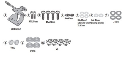 KAPPA 2025/04 MOCOWANIE SZYBY 1173SK HONDA CB 650 R '24,