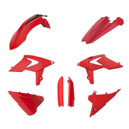 POLISPORT KOMPLET PLASTIKÓW (FULL KIT) BETA 2T/4T '18'19 W ZESTAWIE OSŁONY AMORTYZATORÓW (8398700001) KOLOR CZERWONY