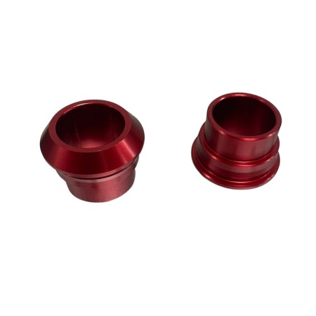 FMPARTS DYSTANSE / TULEJKI KOŁA PRZEDNIEGO BETA RR / XTRAINER '14'25 KOLOR CZERWONY