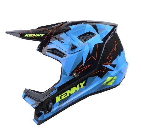 KENNY RACING KASK ROWEROWY MTB DECADE GRAPHIC SMASH BLUE KOLOR NIEBIESK ROZMIAR S (MIPS)