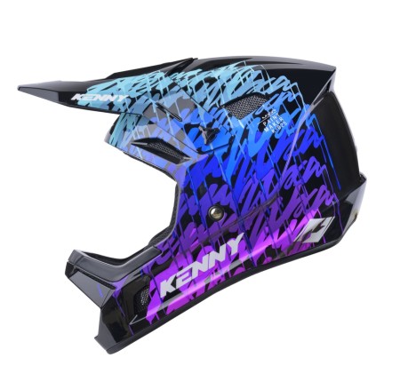 KENNY RACING KASK ROWEROWY MTB DECADE GRAPHIC LUNIS BLACK KOLOR CZARNY ROZMIAR L (MIPS)
