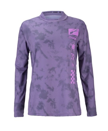 KENNY RACING KOSZULKA ROWEROWA MTB DAMSKA WOMAN CHARGER DYE LILA KOLOR FIOLETOWY ROZMIAR S