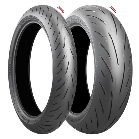 BRIDGESTONE KOMPLET OPON (16611/24) 120/70ZR17 BATTLAX S22 (58W) TL PRZÓD DOT 2024 + (16612/24) 160/60ZR17 BATTLAX S22 (69W) TL TYŁ DOT 2024