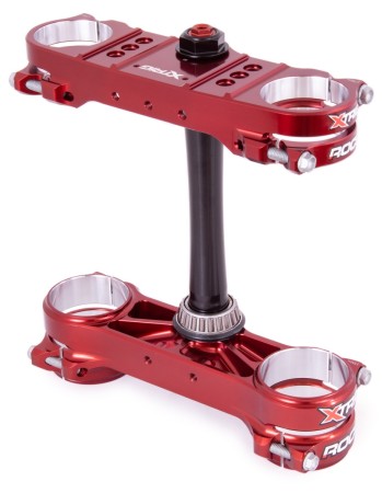 XTRIG PÓŁKI ZAWIESZENIA PRZEDNIEGO ROCS TECH TRIPLE CLAMPS KTM SX/SXF '13; EXC; HUSQVARNA '14'22; GAS GAS '21'22 (OFFSET 20MM 22MM) KOLOR XTRIG BROWN