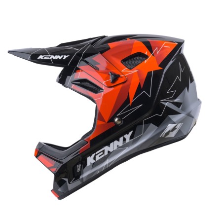 KENNY RACING KASK ROWEROWY MTB DECADE GRAPHIC SMASH RED KOLOR CZERWONY ROZMIAR XL (MIPS)