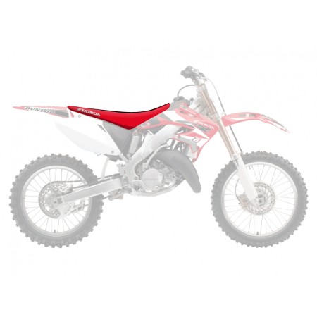 BLACKBIRD SIEDZENIE KOMPLETNE HONDA CR 125/250 '02'07; CRF 450R '02'04 STANDARD DOUBLE GRIP 3 KOLOR CZERWONY