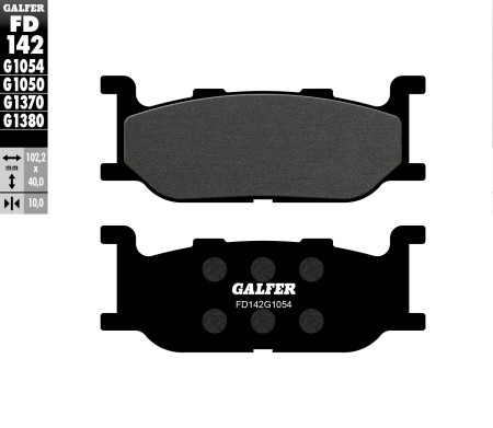 GALFER KLOCKI HAMULCOWE KH179 PÓŁMETALICZNE (OFERTA SPECJALNA) WYPRZEDAŻ