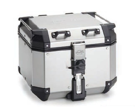 KAPPA 2025/05 KUFER CENTRALNY 42L MONOKEY KVG420A K'VOYAGER ALUMINIOWY KOLOR SREBRNY